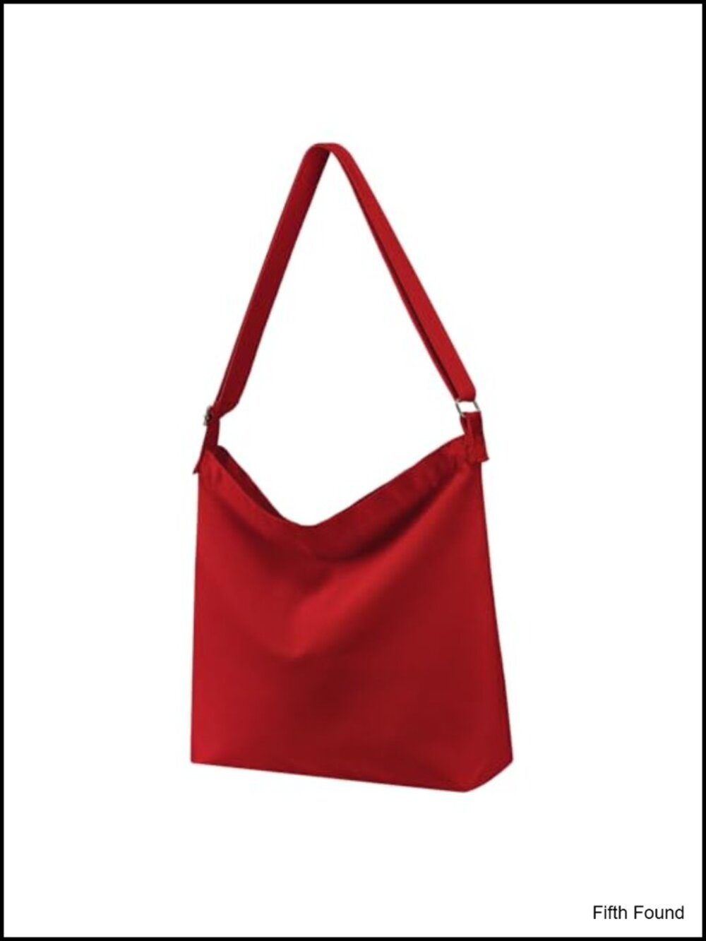 Polyester-Cotton Canvas Crossbody Tote Hobo Shoulder Bag Large Zip